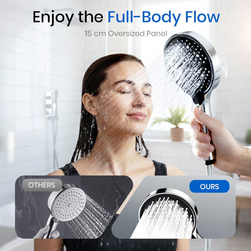The PowerRain Shower Head - A High-Pressure Spa, at Home + 50% OFF