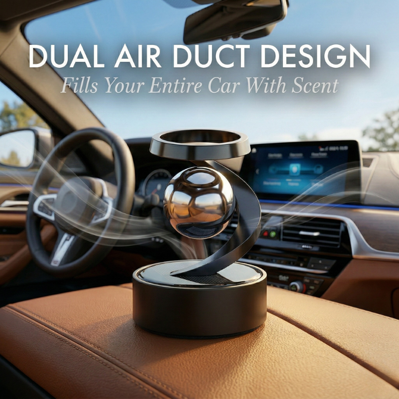 Aeroglide™ – Solar-Powered Levitating Car Aromatherapy Diffuser + 50% OFF