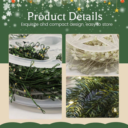 The SparkleWave Fairy Lights - IP44 Waterproof, 8 Dynamic Modes, and Energy Efficient + 50% OFF