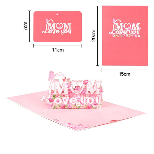 Bloomfold™ – 3D Pop-Up Mother's Day Card with Hidden Note Slot & Luxury Envelope + 1+1 FREE