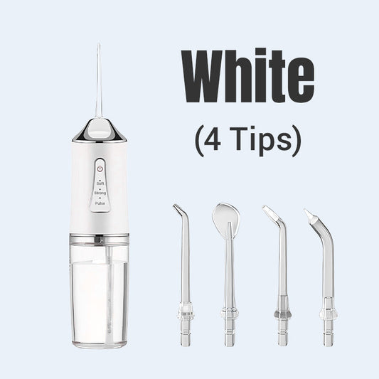 Pulsera™ – Cordless Water Flosser with 3 Modes & 4 Precision Jet Tips + 50% OFF