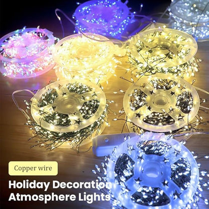 The SparkleWave Fairy Lights - IP44 Waterproof, 8 Dynamic Modes, and Energy Efficient + 50% OFF