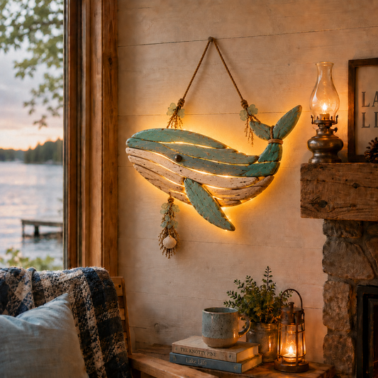 Driftlume – Warm LED Driftwood Fish Wall Decor with Remote & 8 Light Modes +50% OFF