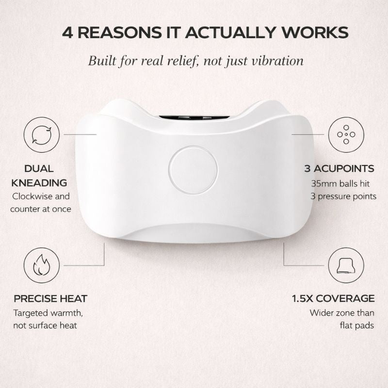 Meltara™ – Heated Stone-Needle Belly Massager | 3 Modes for Bloating, Digestion & Fat Burning + 50% OFF