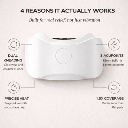 Meltara™ – Heated Stone-Needle Belly Massager | 3 Modes for Bloating, Digestion & Fat Burning + 50% OFF