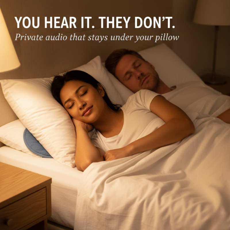 Driftone™ – Ultra-Thin Bluetooth Pillow Speaker for Peaceful Sleep + 50% OFF