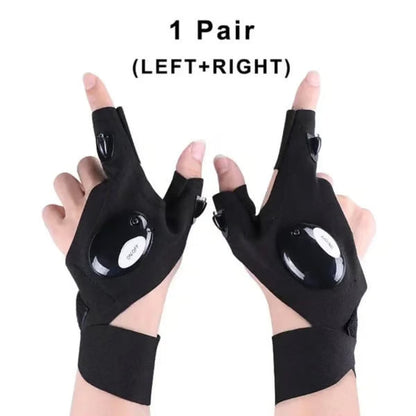 The TaskLight Work Gloves - A Third Helping Hand, No Flashlights Anymore + 50% OFF