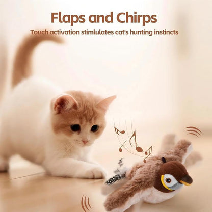 The FeatherFly Chirp Toy - Unleash Your Cat's Inner Hunter + 50% OFF
