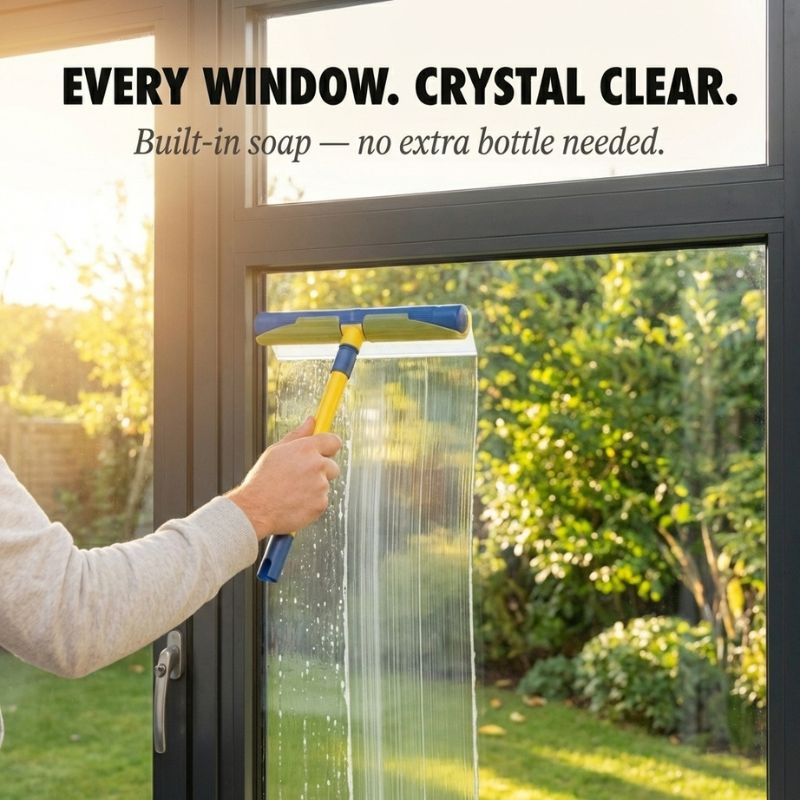 Clarepane™ – 3-in-1 Streak-Free Window Squeegee & Cleaning Set + 50% OFF