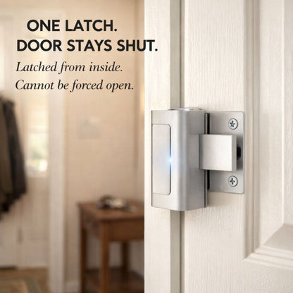 Holdfast™ – 800 lbs Door Reinforcement Lock, 2 Pack Security Latch for Inward Swinging Doors + 50% OFF