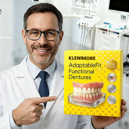 The AdaptableFit Dentures - Custom Fit, Functional, and Natural Look + 50% OFF