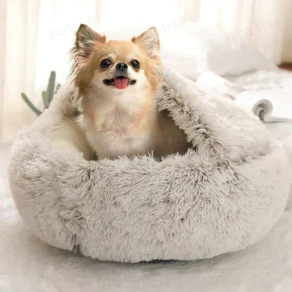 The CozyCave Pet Bed - Anxiety-Free, Cozy Sleep + 50% OFF