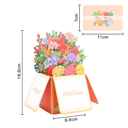 Bloomfold™ – 3D Pop-Up Mother's Day Card with Hidden Note Slot & Luxury Envelope + 1+1 FREE