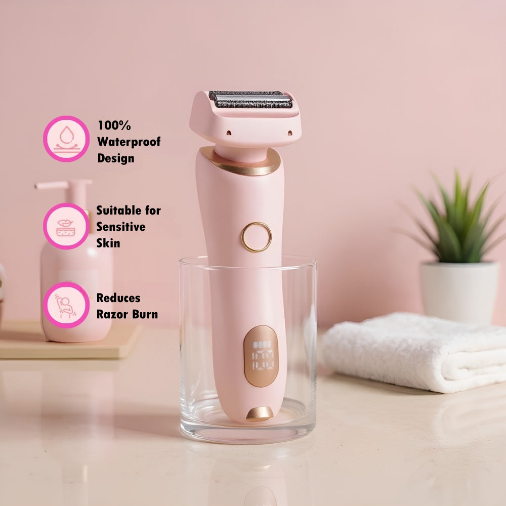 The AuraSmooth 2-in-1 Shaver - Painless Smoothness, Anywhere Comfort + 50% OFF