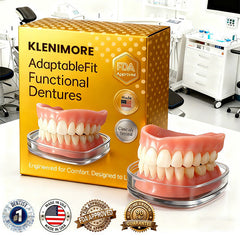 The AdaptableFit Dentures - Custom Fit, Functional, and Natural Look + 50% OFF
