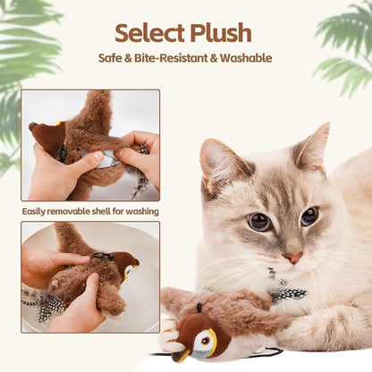 The FeatherFly Chirp Toy - Unleash Your Cat's Inner Hunter + 50% OFF