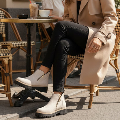 The Effortless Zip Boot - Stylish, Water-Resistant, and Anti-Slip +  50% OFF