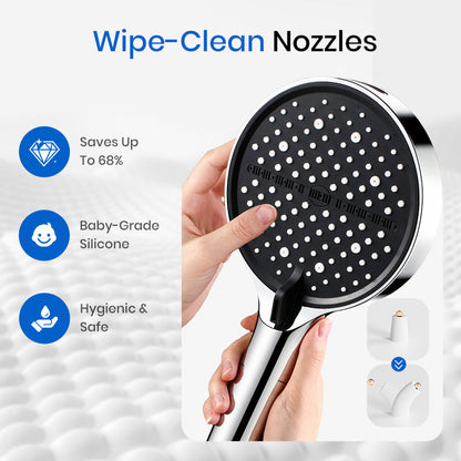 The PowerRain Shower Head - A High-Pressure Spa, at Home + 50% OFF