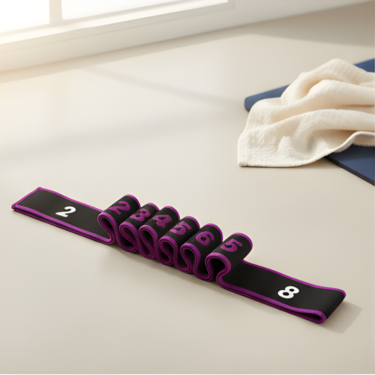 Limbera™ – 8-Segment Numbered Stretching & Yoga Resistance Band + 50% OFF