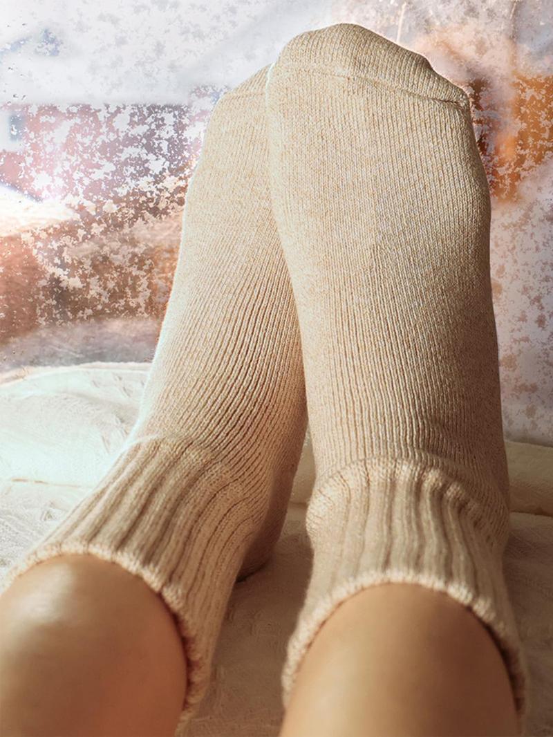 The CozyCloud Mid-Calf Socks - Ultra-Soft Warmth, Zero Itch, Perfect for Boots + 50% OFF