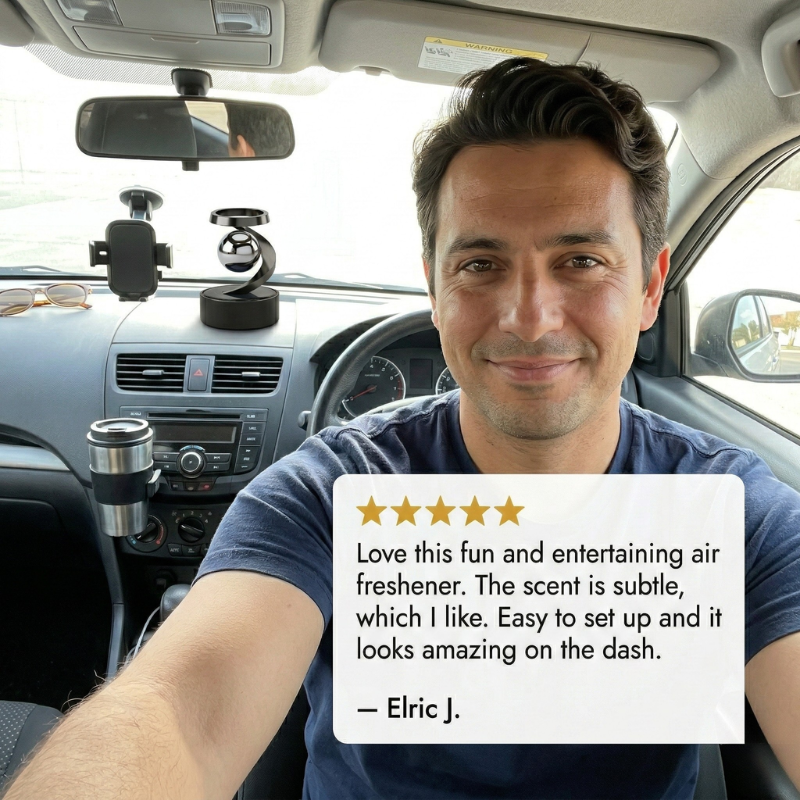 Aeroglide™ – Solar-Powered Levitating Car Aromatherapy Diffuser + 50% OFF
