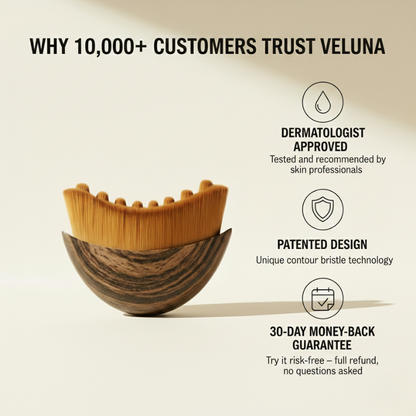 Veluna™ – Ultra-Soft Lymphatic Drainage Brush for Face Sculpting & De-Puffing + 50% OFF