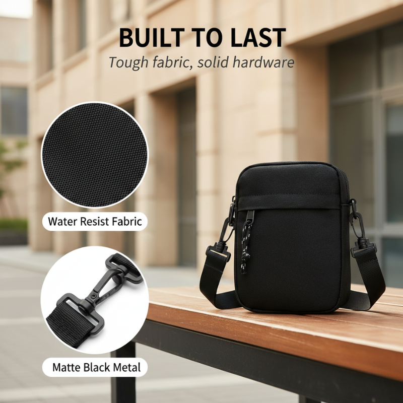 Slatepack™ – 4-Pocket Compact Crossbody Bag for Men + 50% OFF