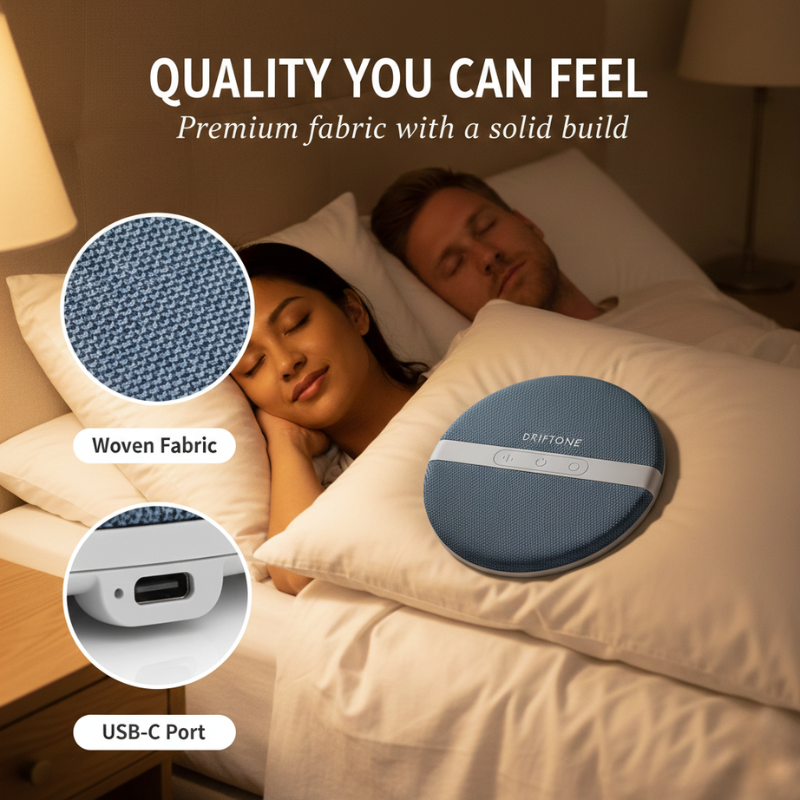 Driftone™ – Ultra-Thin Bluetooth Pillow Speaker for Peaceful Sleep + 50% OFF