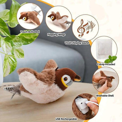 The FeatherFly Chirp Toy - Unleash Your Cat's Inner Hunter + 50% OFF
