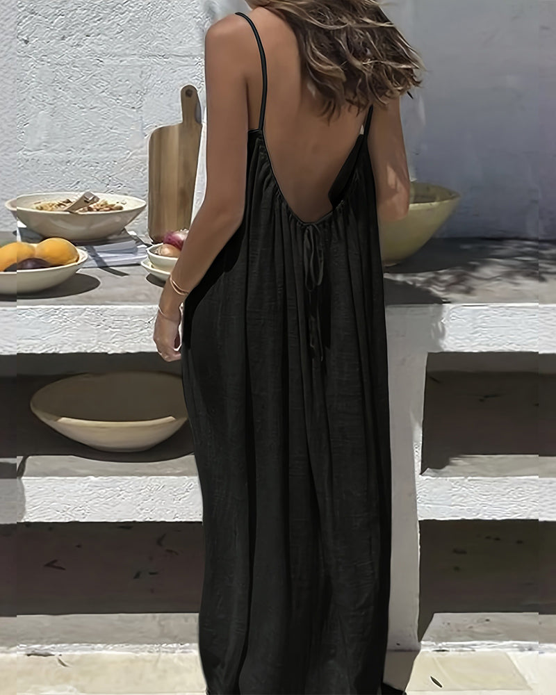 The Backless Cami Dress - Effortless Elegance, Unforgettable Style + 50% OFF