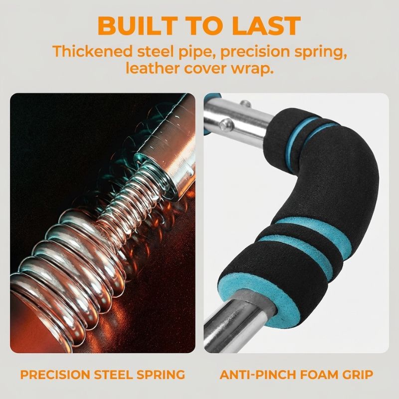 Torquen™ – Adjustable 40–110 LB Spring Resistance Upper Body Trainer + 50% OFF