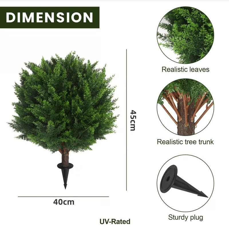 The EverLush Topiary Tree - Zero Maintenance, All-Season Style +50% OFF