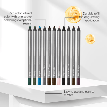 The AuraLock Eyeliner Duo - 1440-Minute Smudge-Proof, Precision Defined Eyes + 1+1 FREE