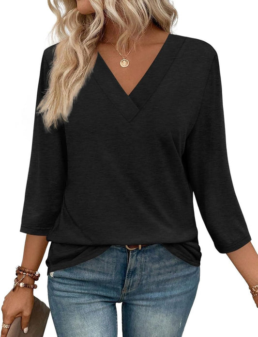 The Essential V-Neck Top - The Foundation of Every Outfit + 50% OFF