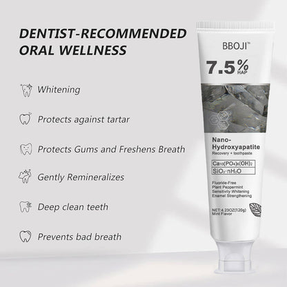 The BBOJI Enamel Protect Toothpaste - Gentle Whitening & Enamel Strength + 50% OFF
