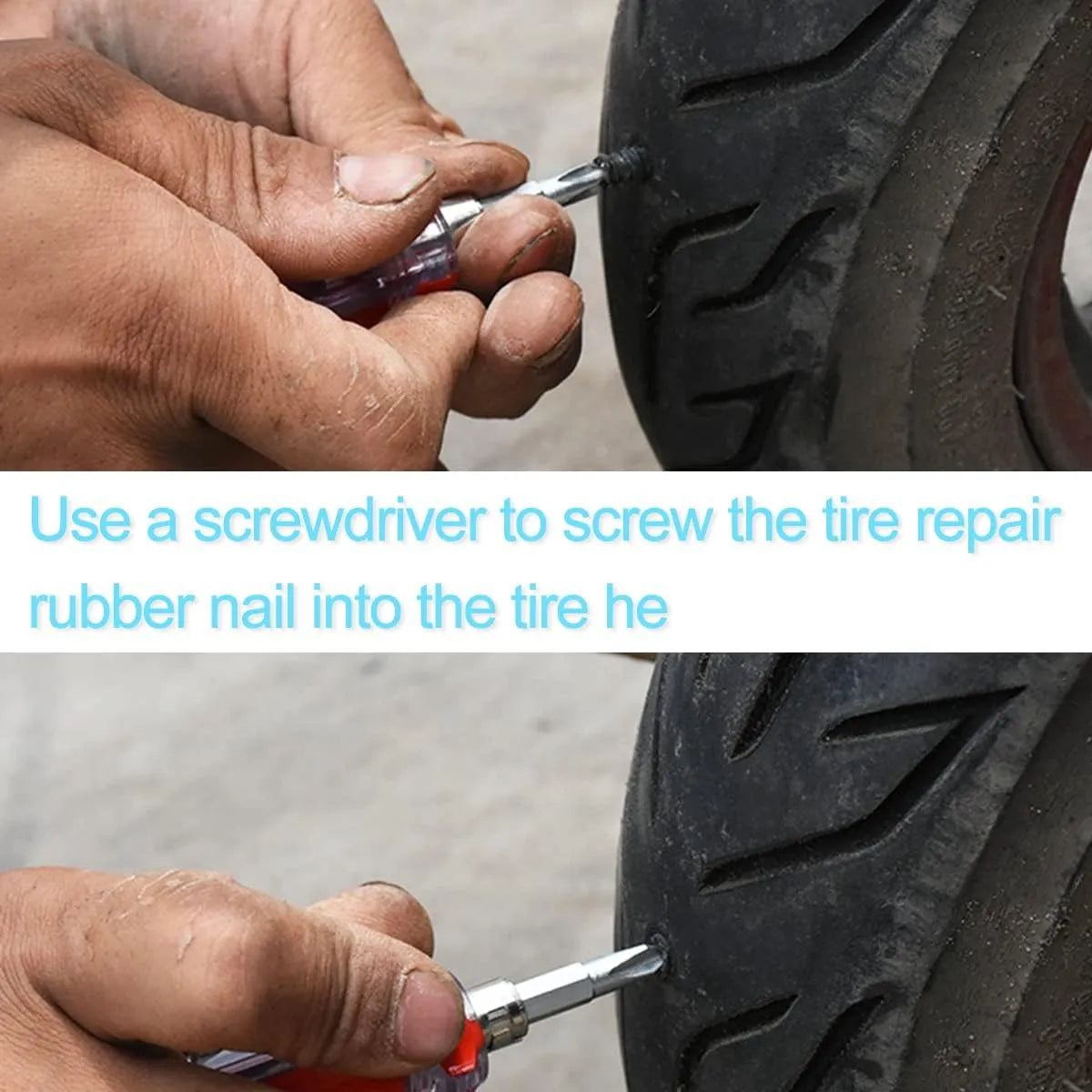 The AutoSeal Tire Plugs - Instant Puncture Repair, Zero Dismantling Required + 50% OFF
