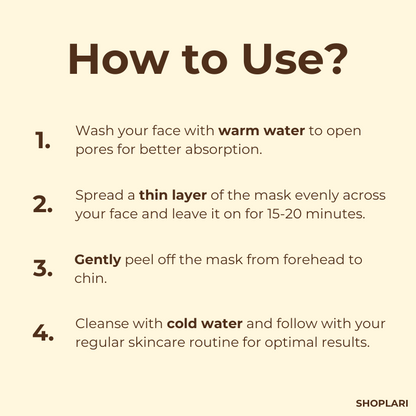 The PureGlow  Black Tea Mask - A Total Skin Reset in a Jar + 1+1 FREE