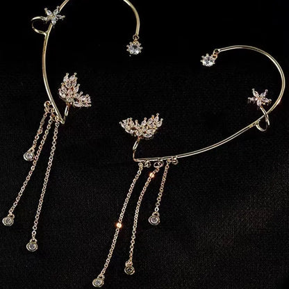 The Lumistar Tassel Earrings - Sparkle, Elegance, and Instant Glamour + 50% OFF
