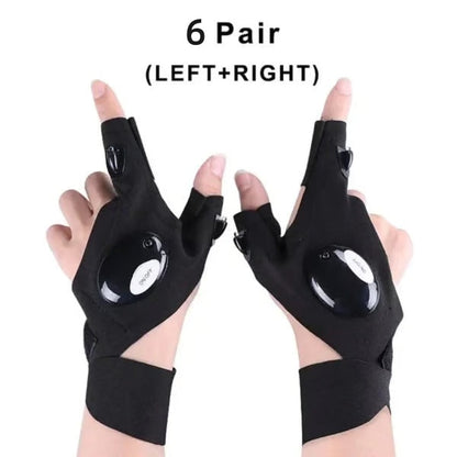 The TaskLight Work Gloves - A Third Helping Hand, No Flashlights Anymore + 50% OFF