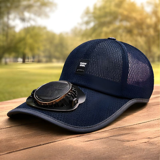 Driftcap™ – Solar Fan Hat with UV Protection & Breathable Mesh + 50% OFF