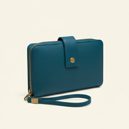 Bellmara™ – Vintage Two-Tone RFID Blocking Compact Leather Wallet + 50% OFF