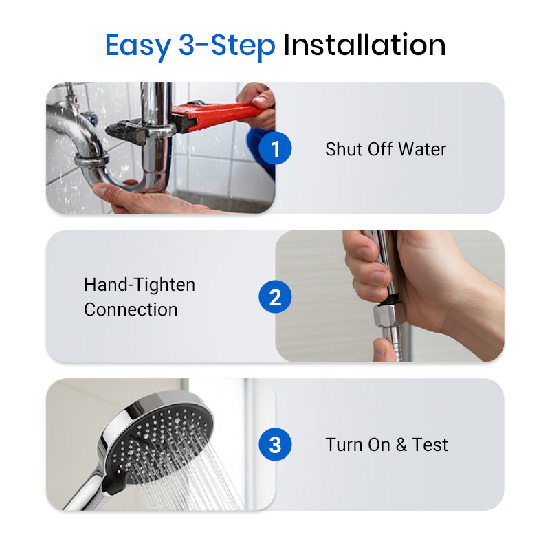 The PowerRain Shower Head - A High-Pressure Spa, at Home + 50% OFF