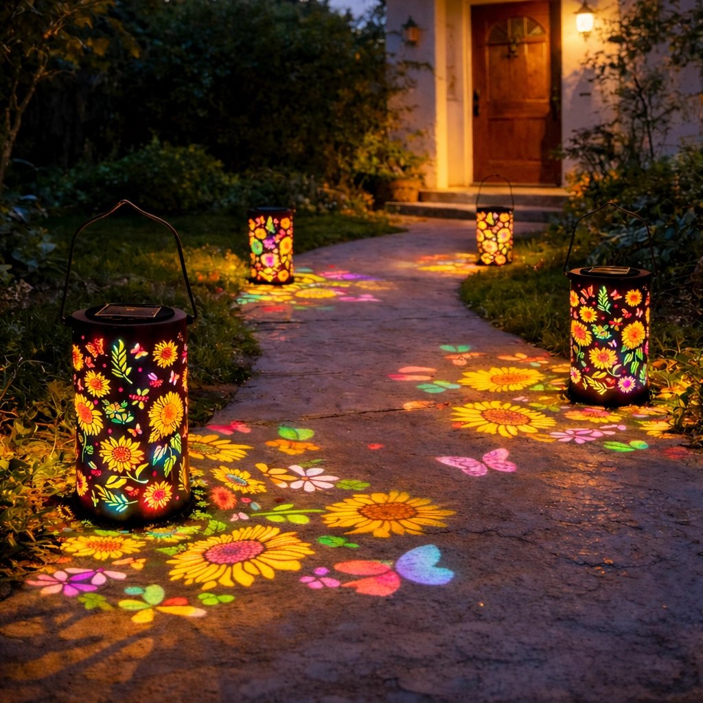 The AuraGlow Sunflower Lantern — Artistic Solar Illumination + 50% OFF