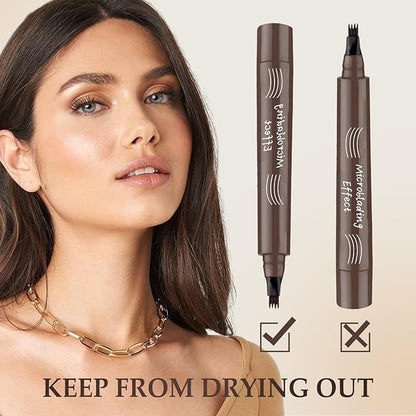 The MicroFine Brow Pen - Hair-Like Strokes for All-Day Perfection + 50% OFF