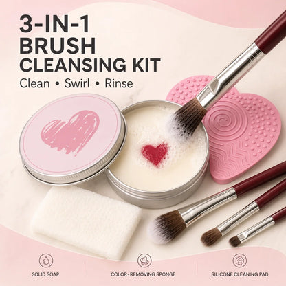Sudora – Heart-Shaped Brush Cleansing Soap with Silicone Scrub Pad + 50% OFF