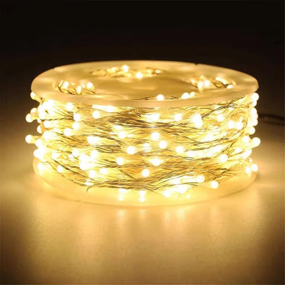 The SparkleWave Fairy Lights - IP44 Waterproof, 8 Dynamic Modes, and Energy Efficient + 50% OFF