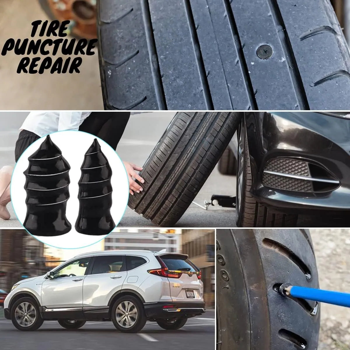 The AutoSeal Tire Plugs - Instant Puncture Repair, Zero Dismantling Required + 50% OFF