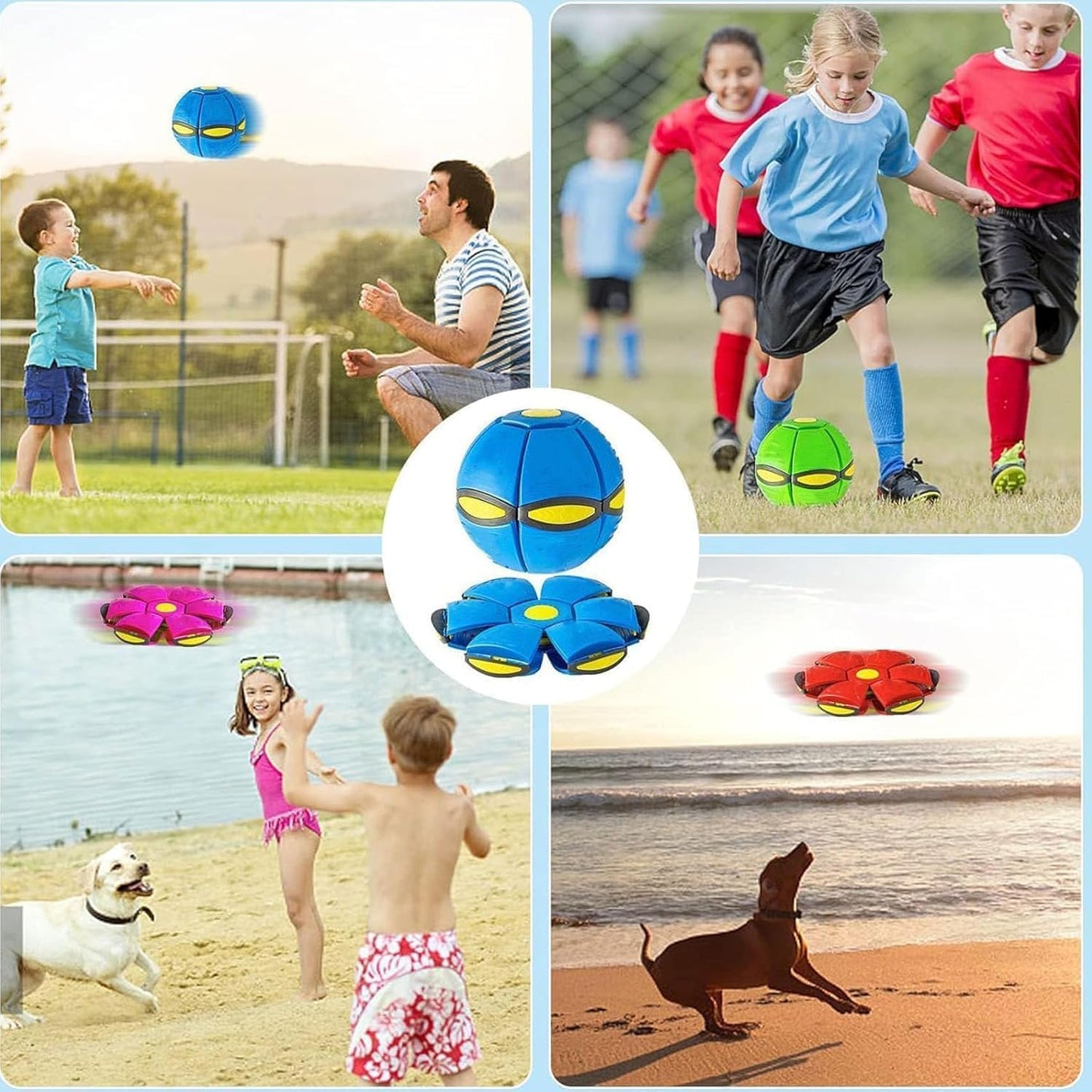 The FlexFlight Metaball - Bouncy Ball, Flying Saucer, and Educational Fun + 50% OFF