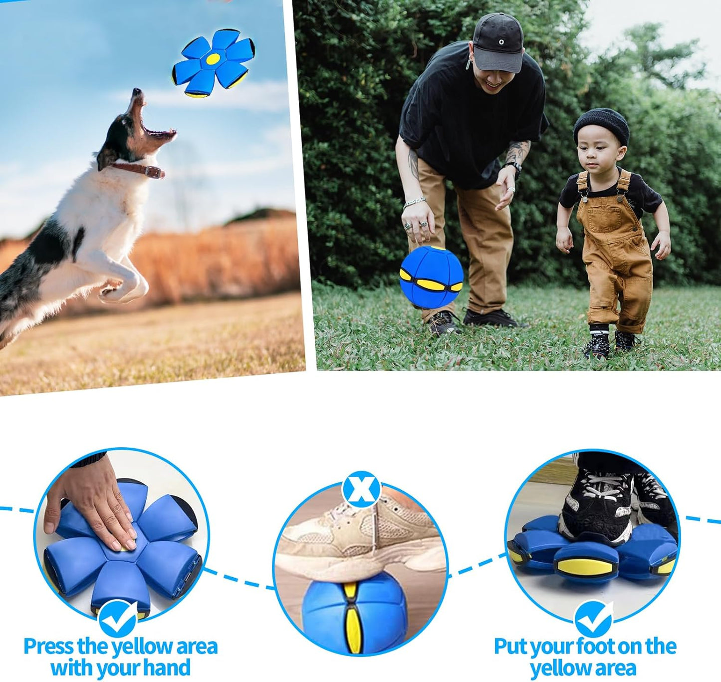 The FlexFlight Metaball - Bouncy Ball, Flying Saucer, and Educational Fun + 50% OFF