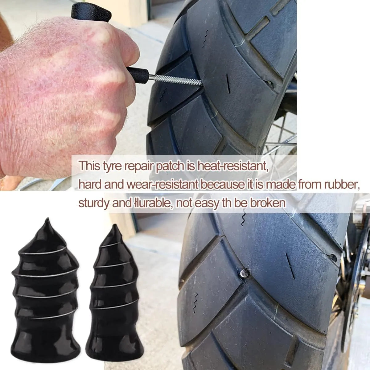 The AutoSeal Tire Plugs - Instant Puncture Repair, Zero Dismantling Required + 50% OFF